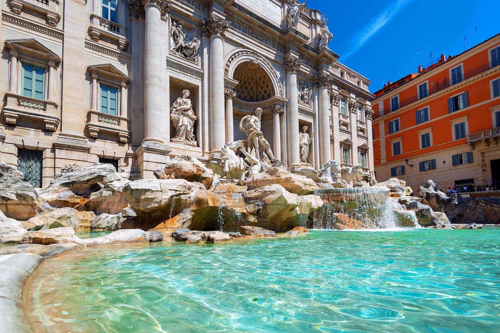 Trevi Fountain in Rome 