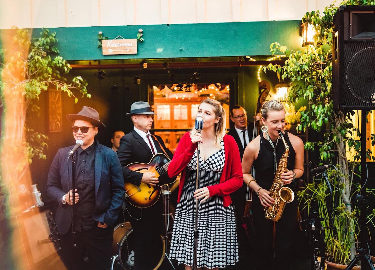 Band photo from a recent wedding