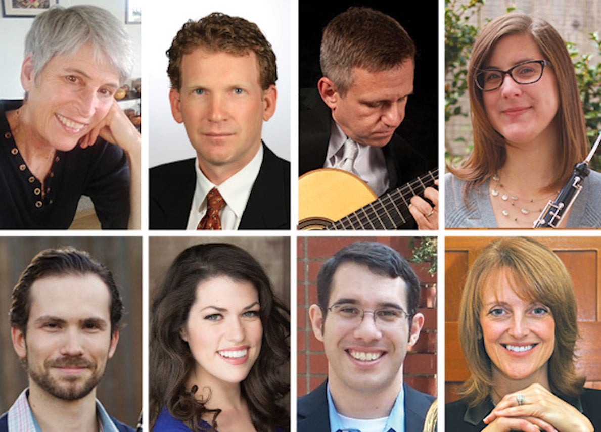 Several of the music faculty set to perform at Mustang Family Weekend