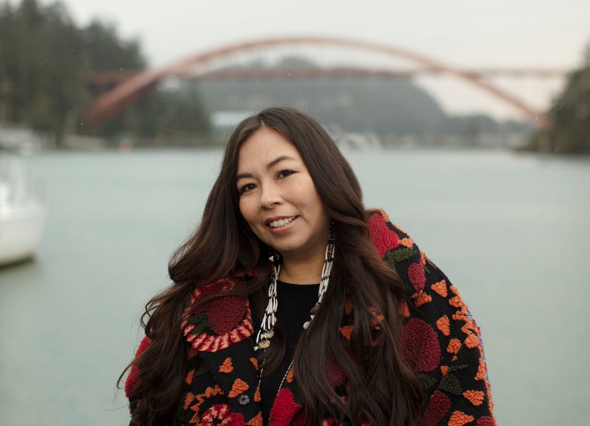 Recent photograph of acclaimed social documentarian and photographer Matika WIlbur