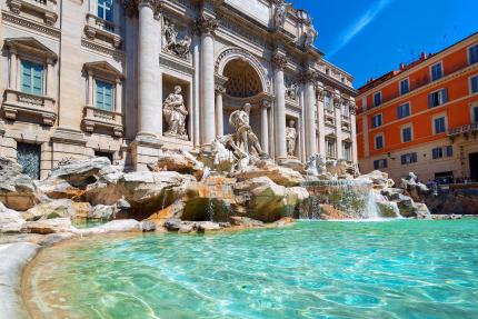 Trevi Fountain in Rome 
