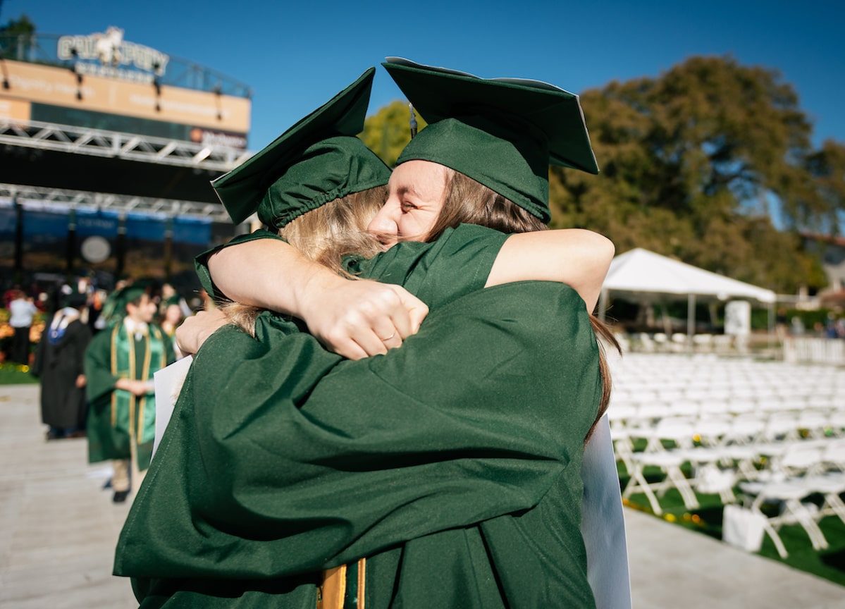 Graduates embrace