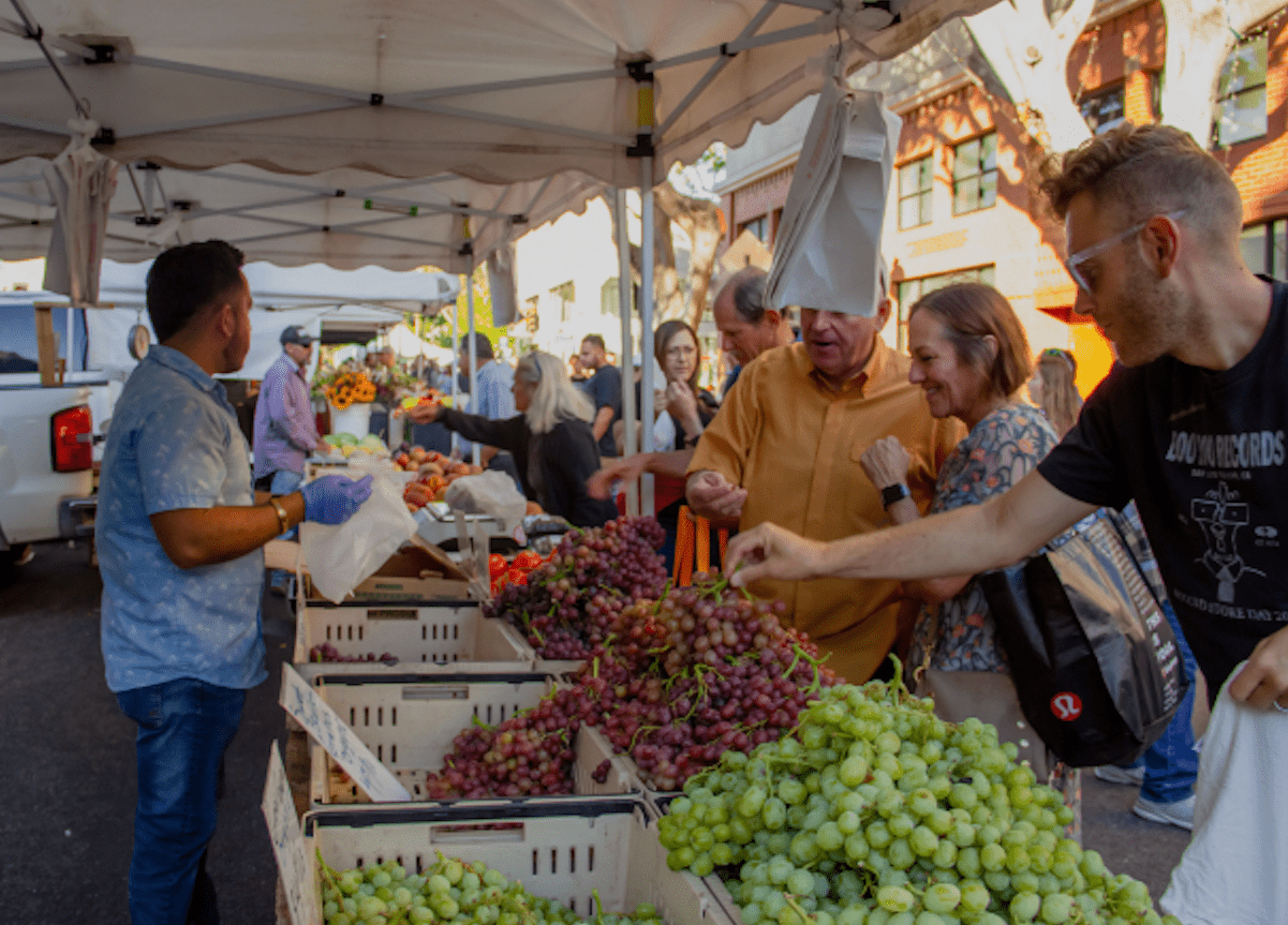 Fresh produce is always a hit at the Farmers' Market