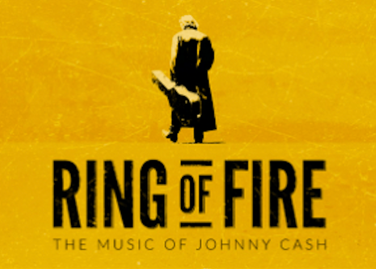 SLO Rep's Production Poster for the musical, "Ring of Fire–The Music of Johnny Cash