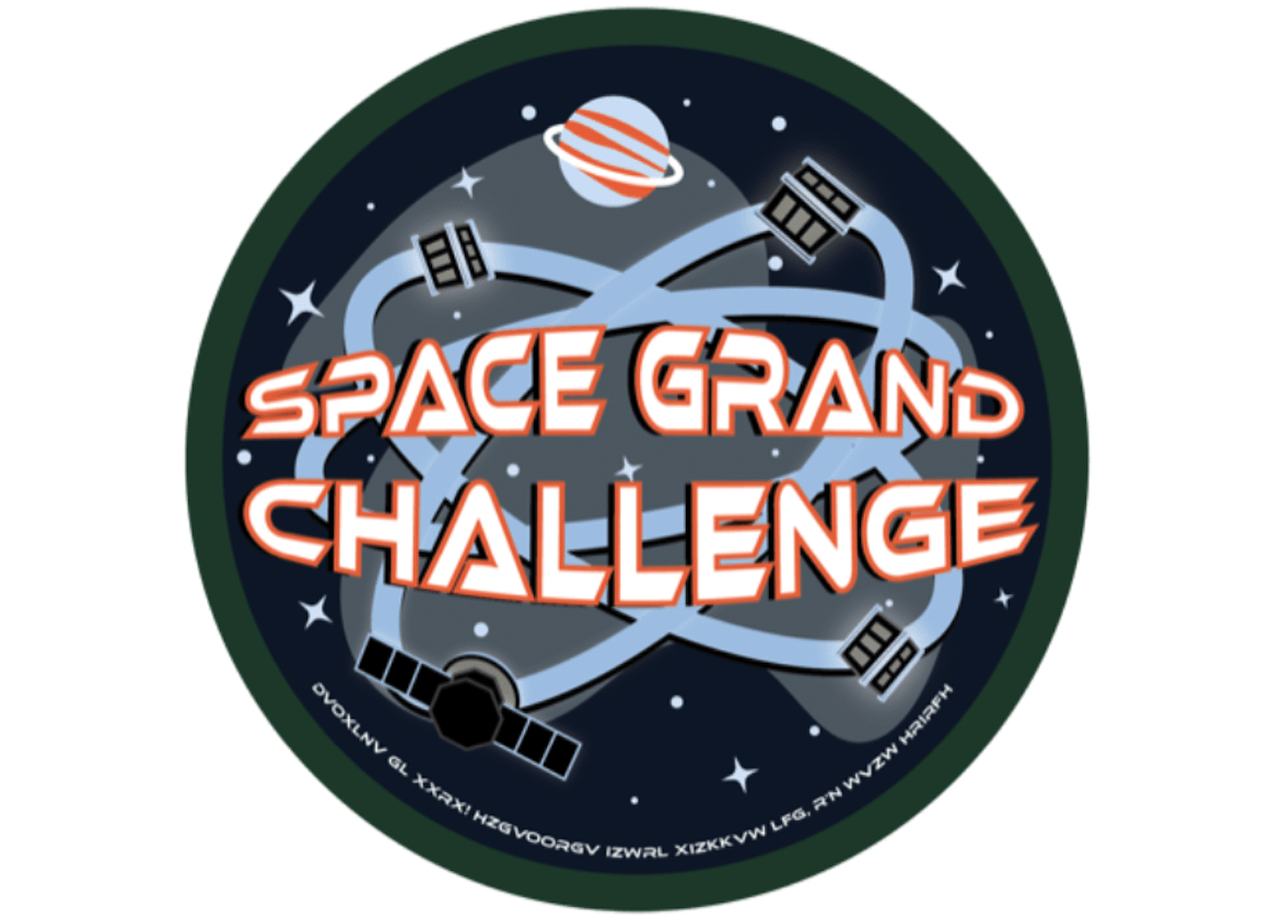 Event Logo with the words Space Grand Challenge across the middle.